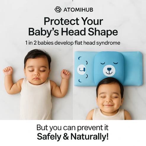 BabyProtect™ Baby Head Support Pillow